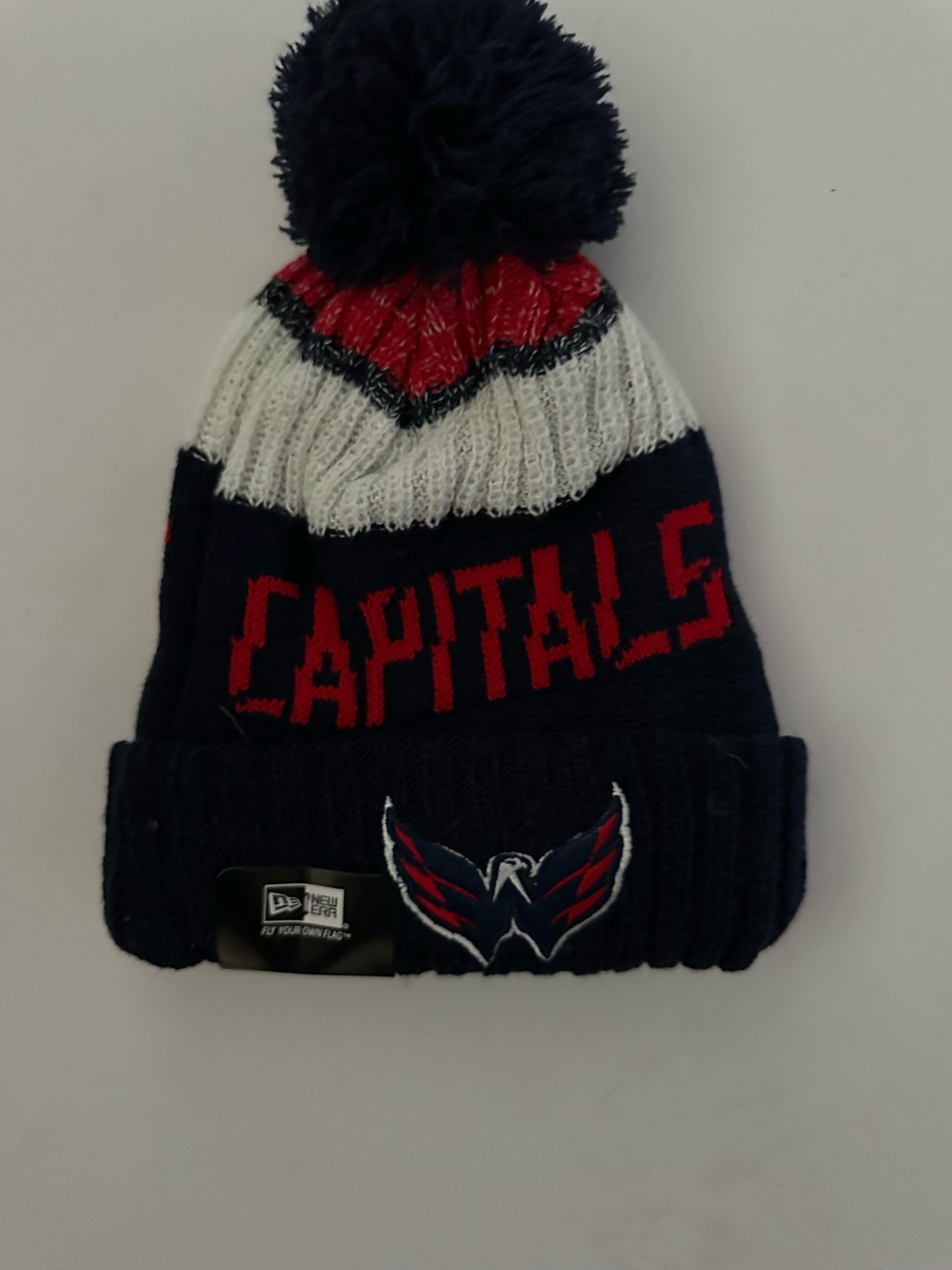 Washington Capitals NHL Bobble Beanie Multi Colour With Tags on