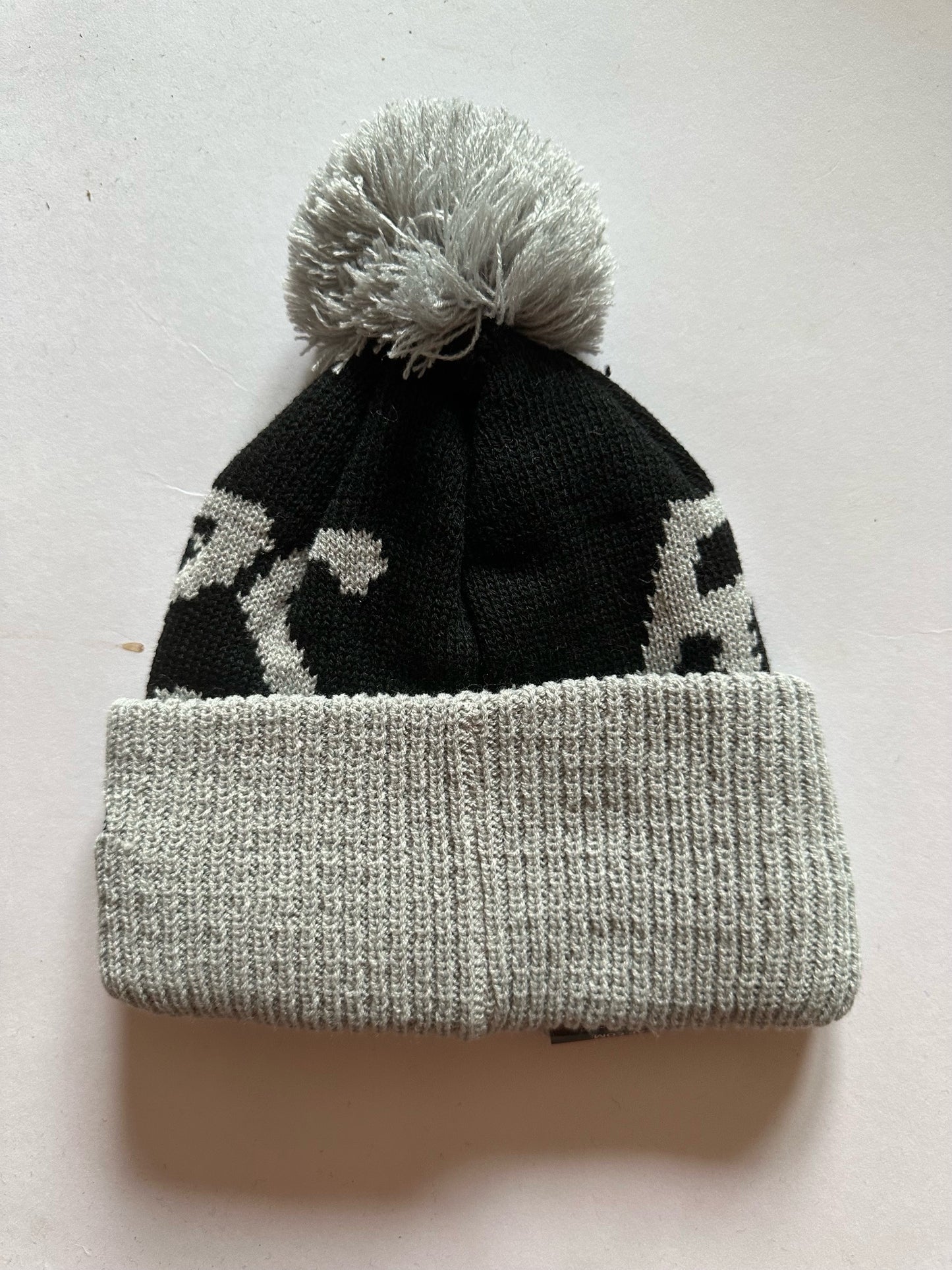 Las Vegas Raiders NFL Bobble Beanie Multi Colour With Tags on