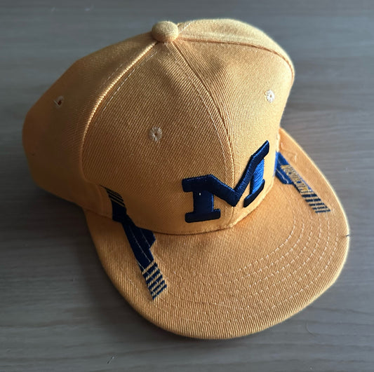 Michigan Wolverines NCAA SnapBack Baseball Cap Multicolour New With Sticker