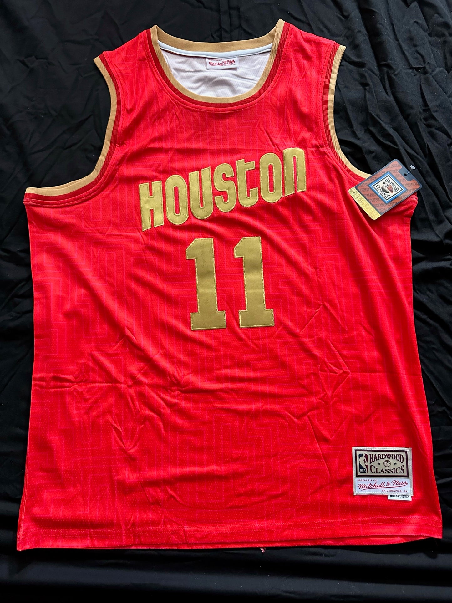 Retro Hardwood Classics Houston Rockets Yao Ming Basketball Vest Large