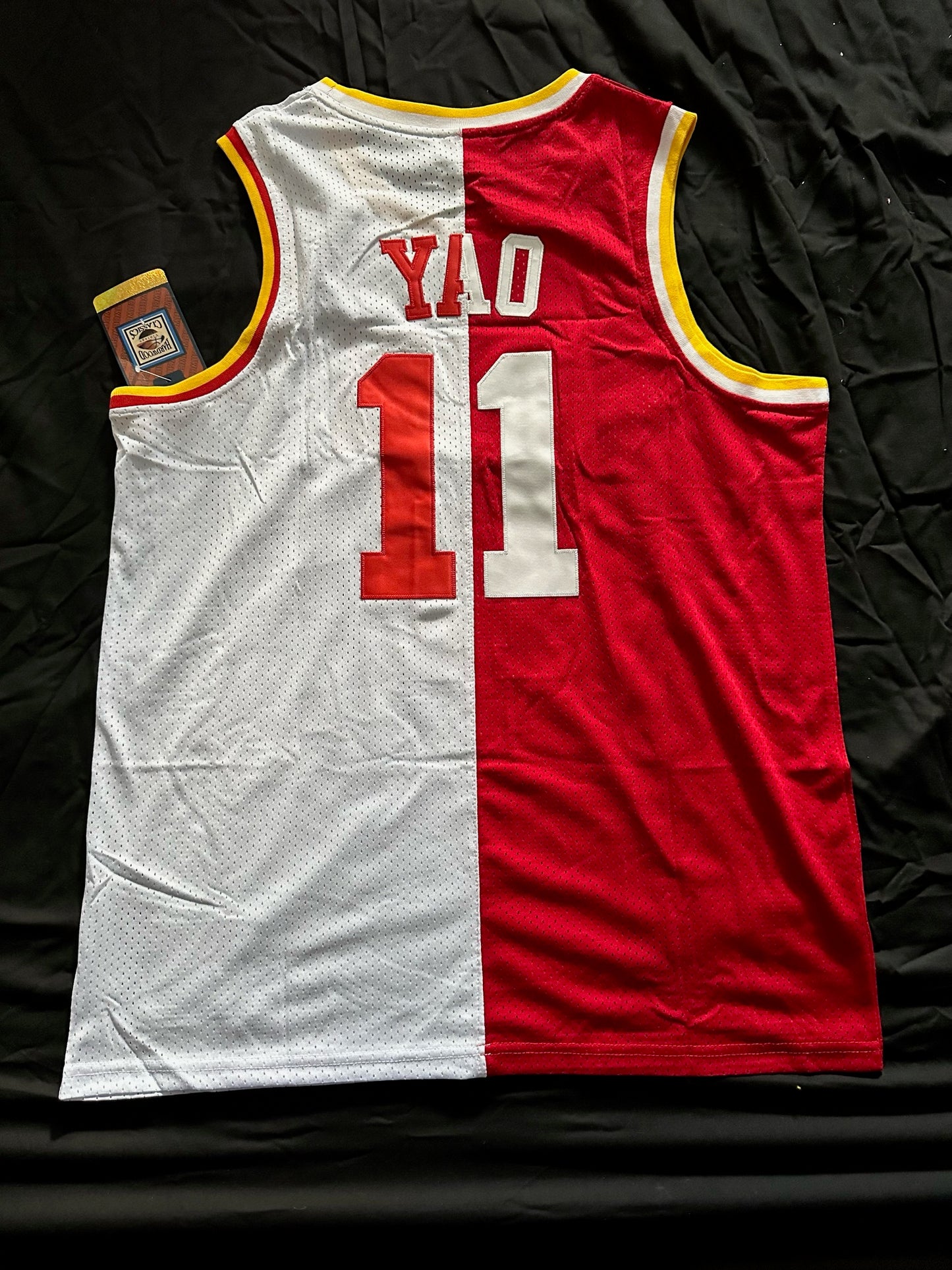 Retro Hardwood Classics Houston Rockets Yao Ming Basketball Vest Large