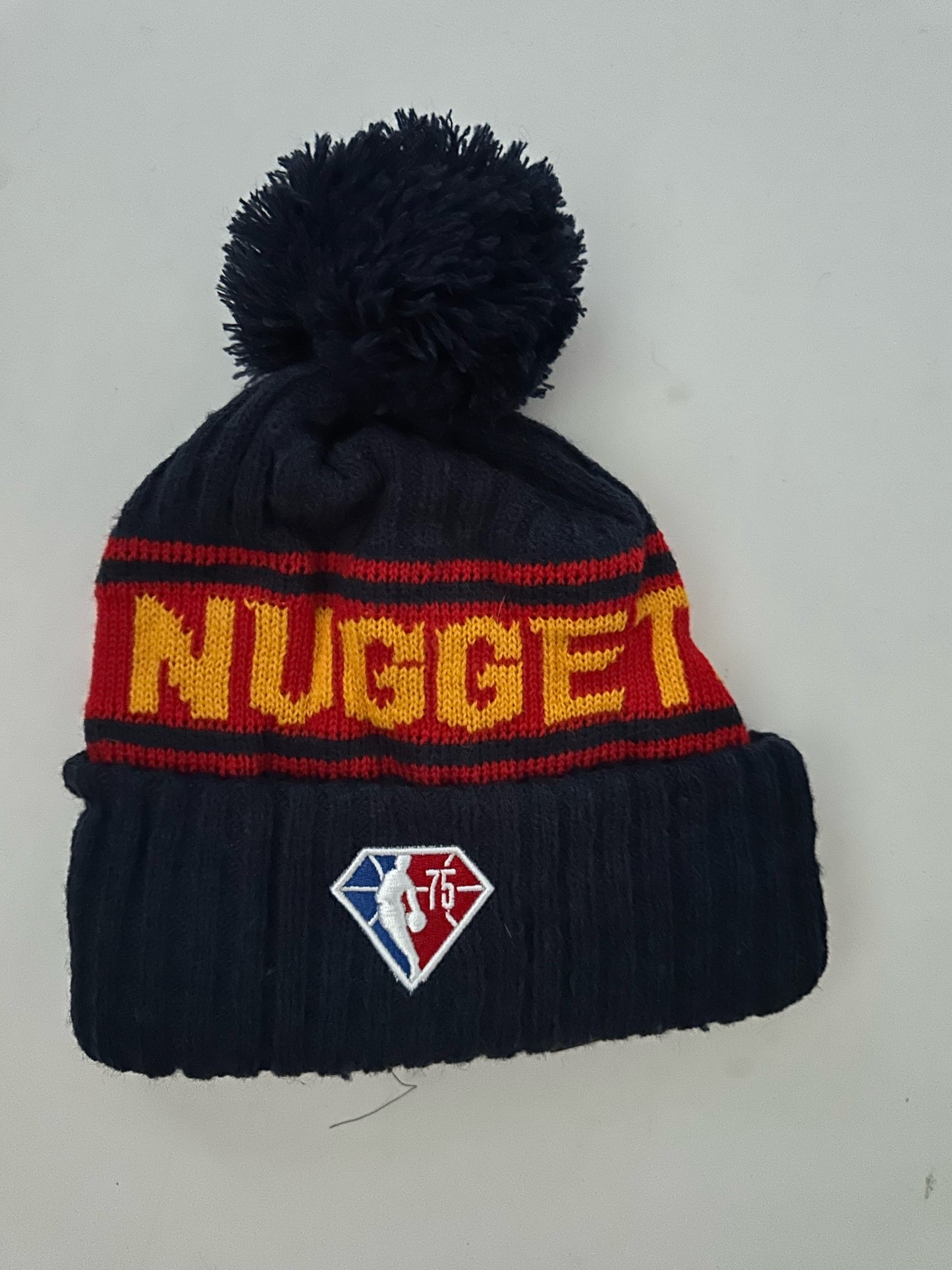 Denver Nuggets NBA Bobble Beanie Multi Colour With Tags on