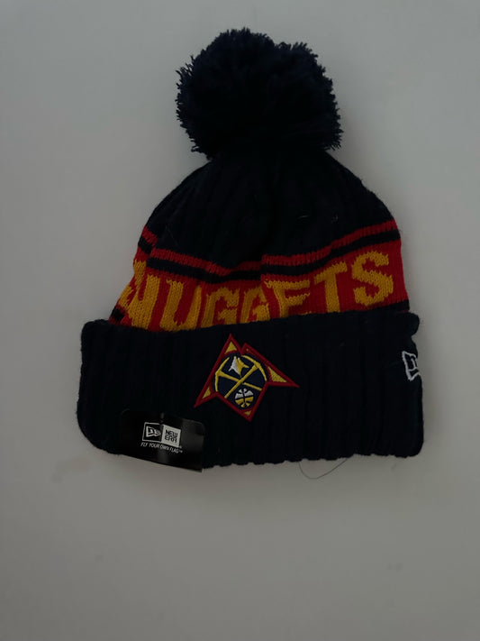 Denver Nuggets NBA Bobble Beanie Multi Colour With Tags on