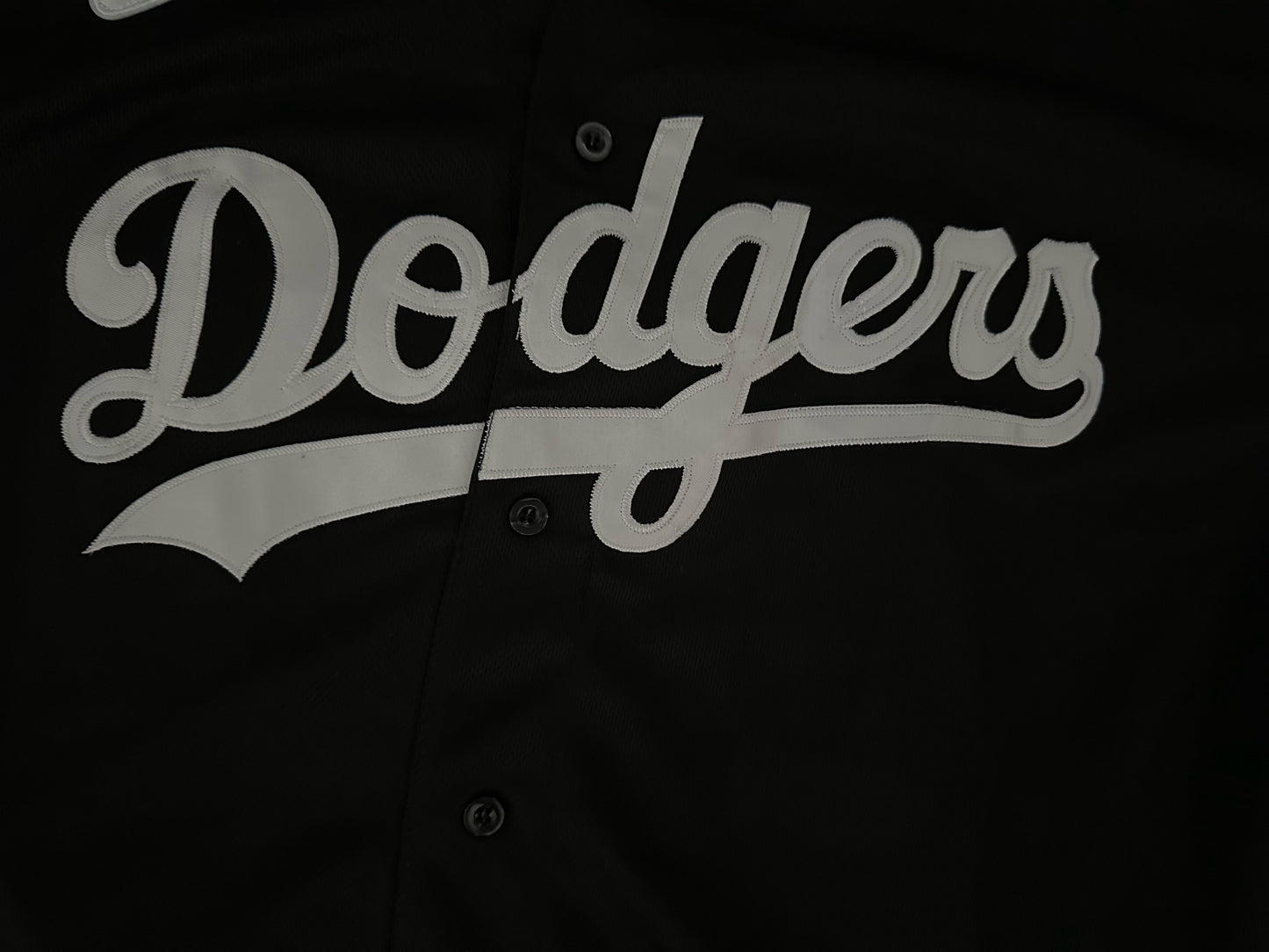 Los Angeles LA Dodgers MLB Baseball Shirt Large Betts 50 Black