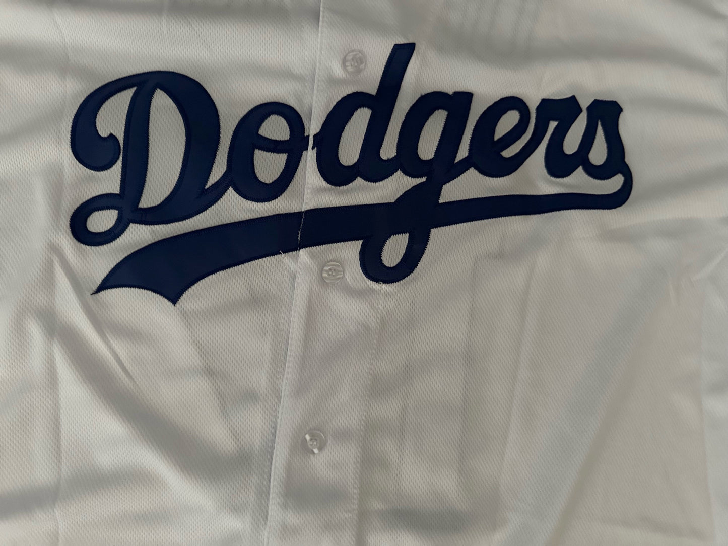 Los Angeles LA Dodgers MLB Baseball Shirt Large Ohtani 17 White