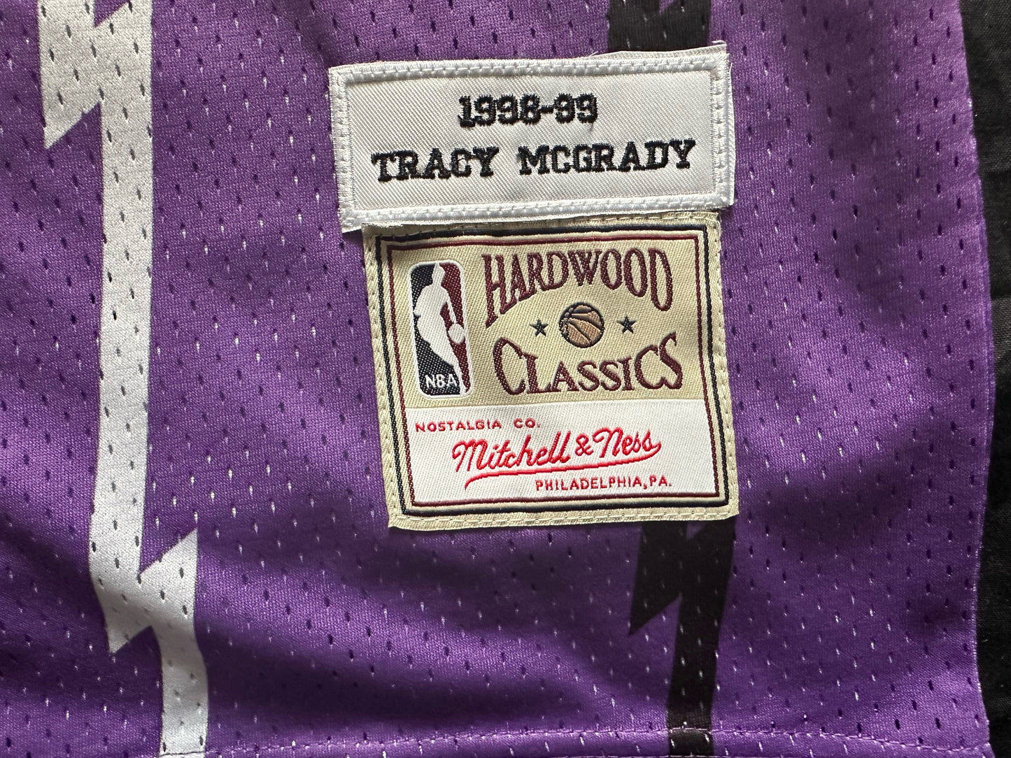 Retro Hardwood Classics Toronto Raptors McGrady Basketball Vest Large