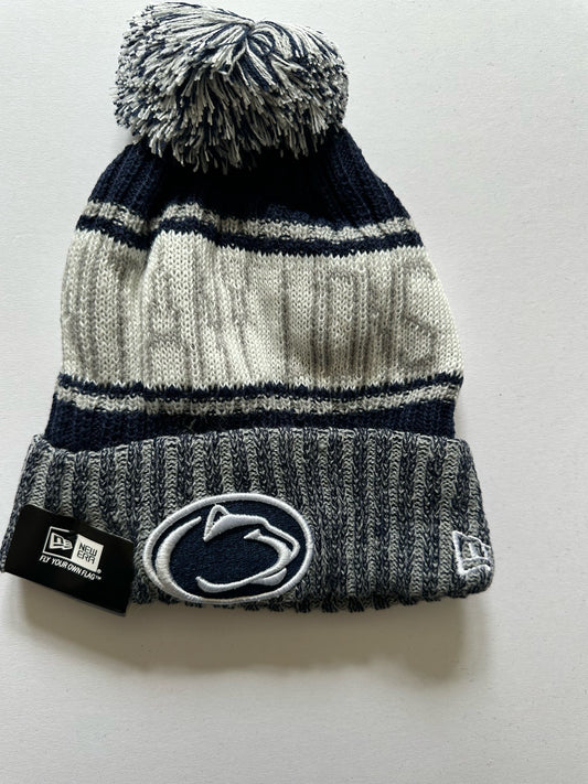 Penn State Nittany Lions NCAA Bobble Beanie Multi Colour Tags on