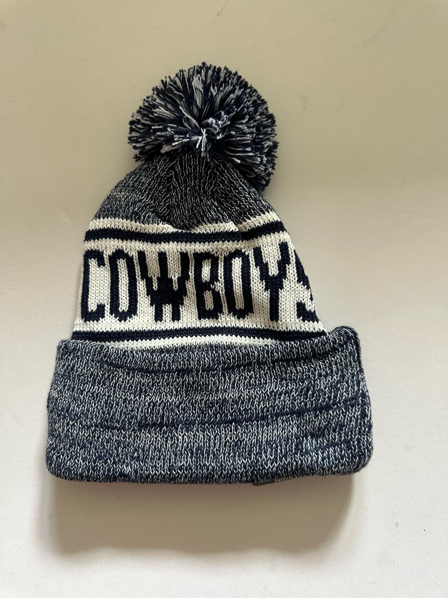 Dallas Cowboys NFL Bobble Beanie Multi Colour With Tags on