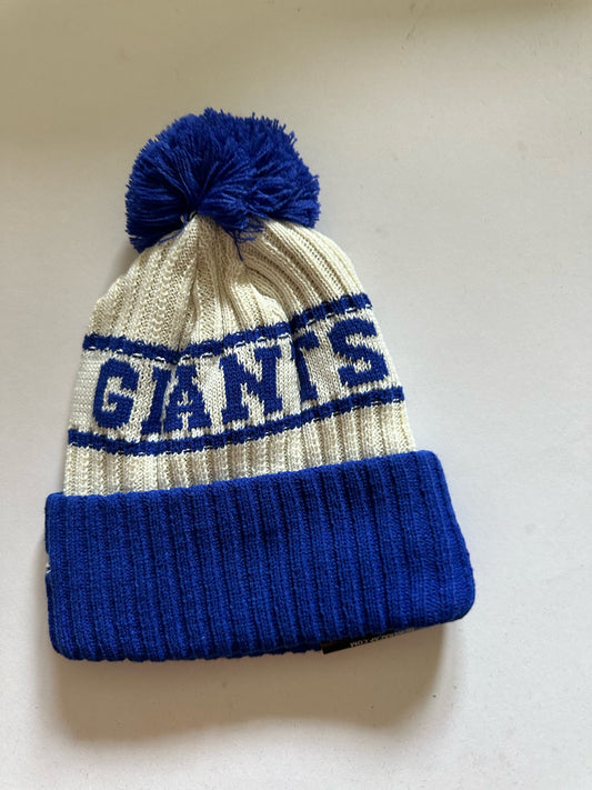 New York Giants NFL Bobble Beanie Multi Colour With Tags on