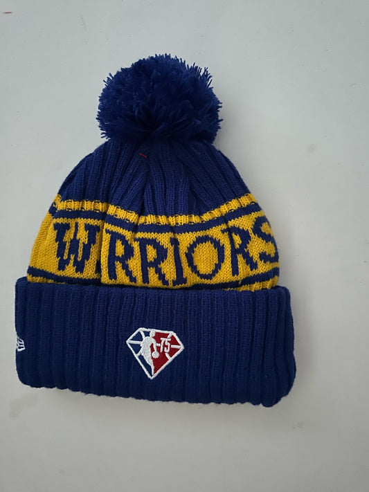 Golden State Warriors NBA Bobble Beanie Multi Colour With Tags on