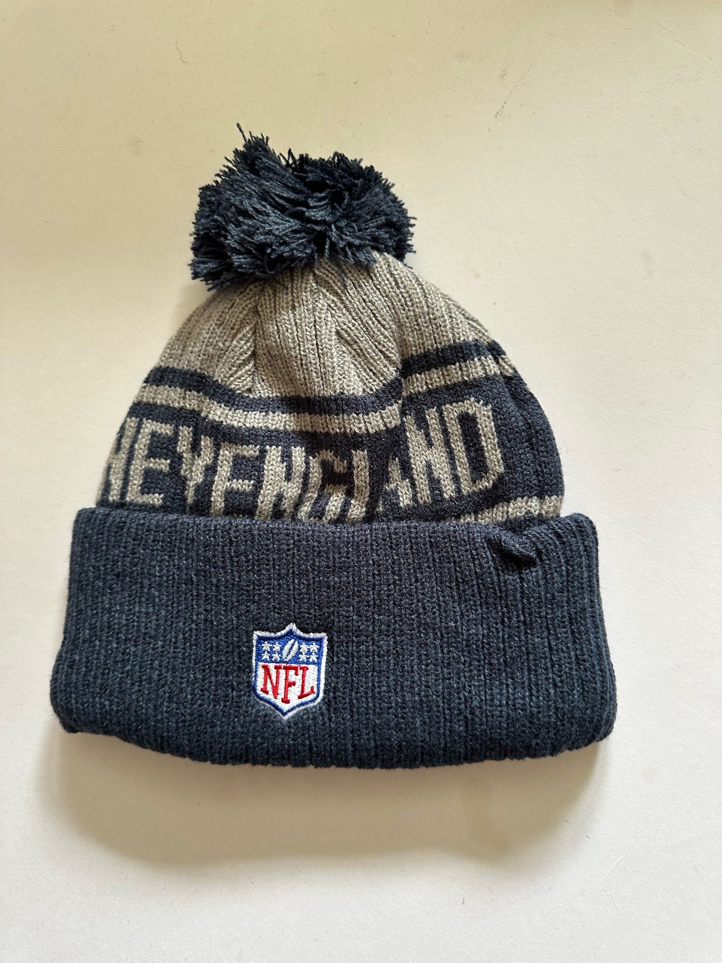 New England Patriots NFL Bobble Beanie Multi Colour With Tags on