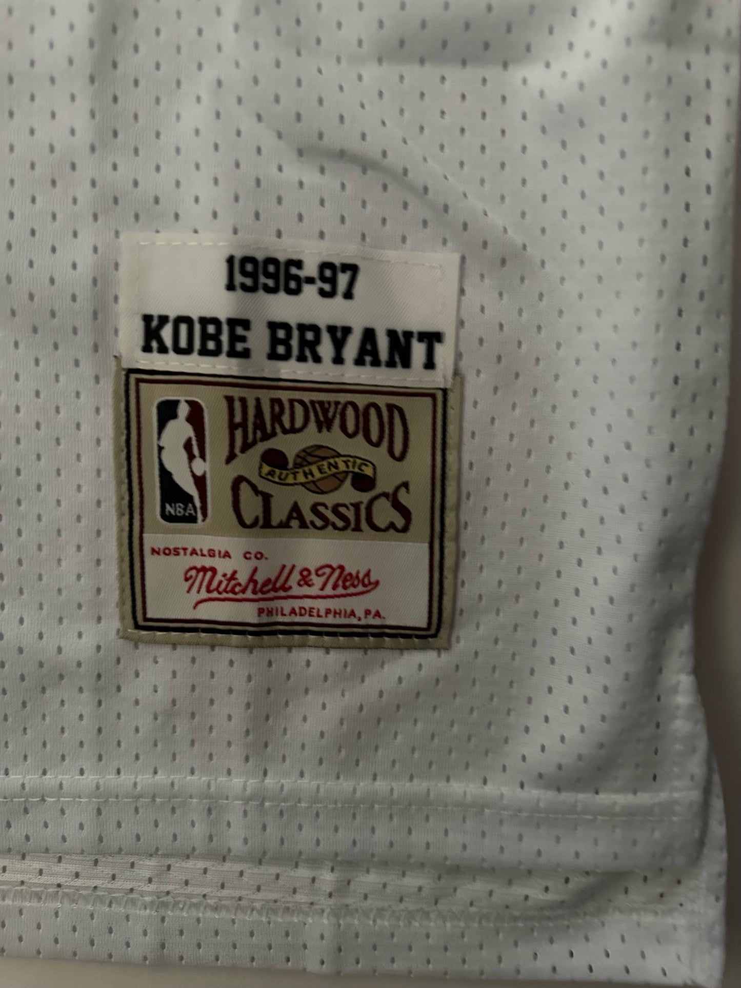 Los Angeles LA Lakers NBA Hardwood Classics Basketball Vest Large Brant White 8