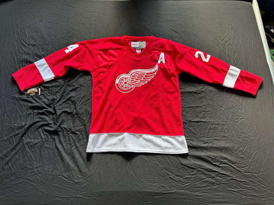 CCM Detroit Red Wings Chelios Hockey Shirt Large