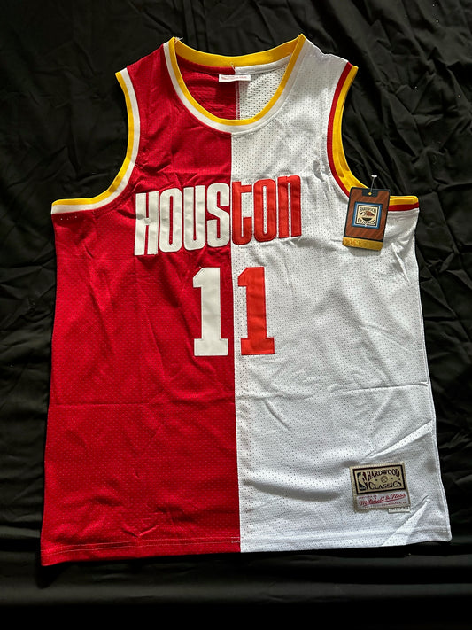 Retro Hardwood Classics Houston Rockets Yao Ming Basketball Vest Large