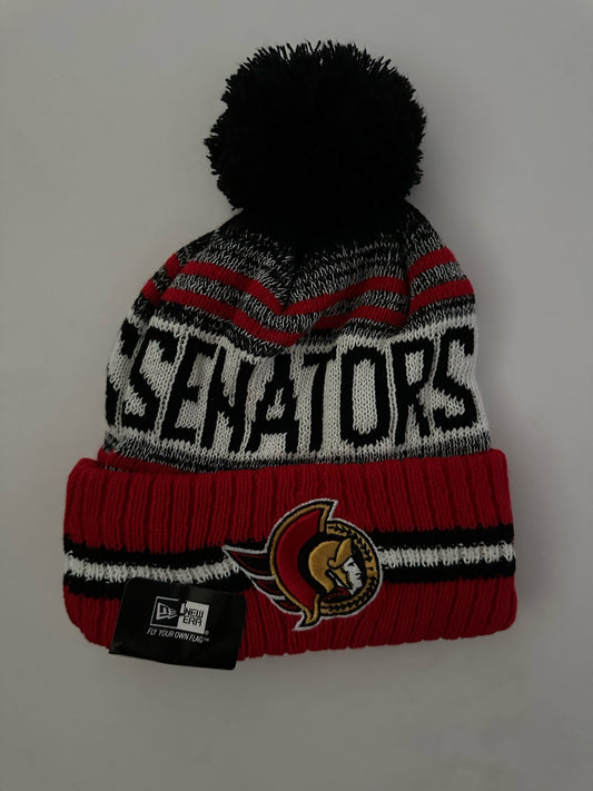 Ottawa Senators NHL Bobble Beanie Multi Colour With Tags on