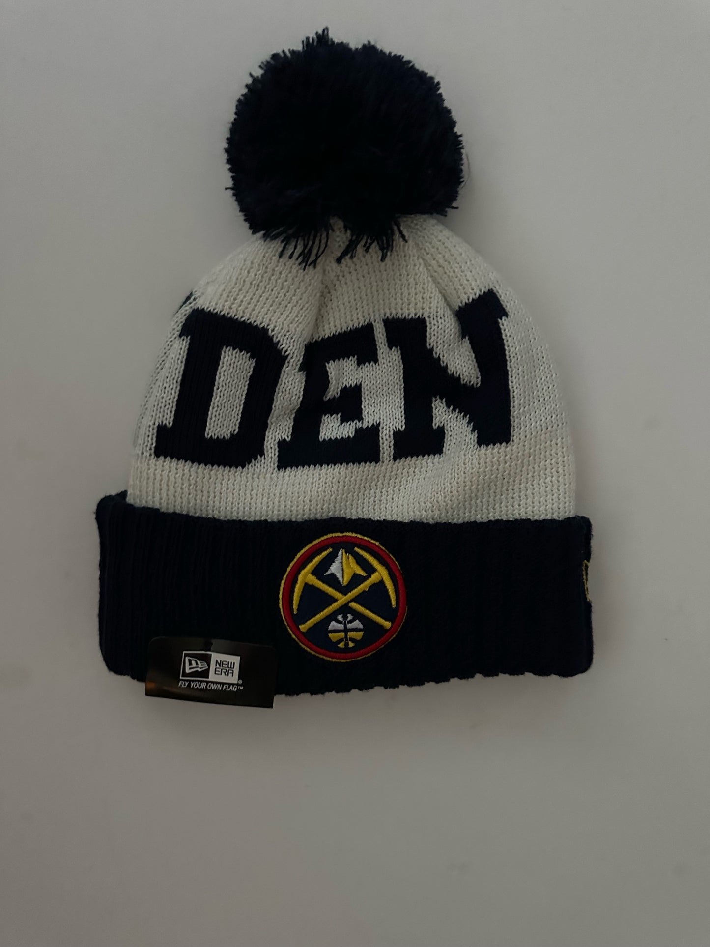 Denver Nuggets NBA Bobble Beanie Multi Colour With Tags on