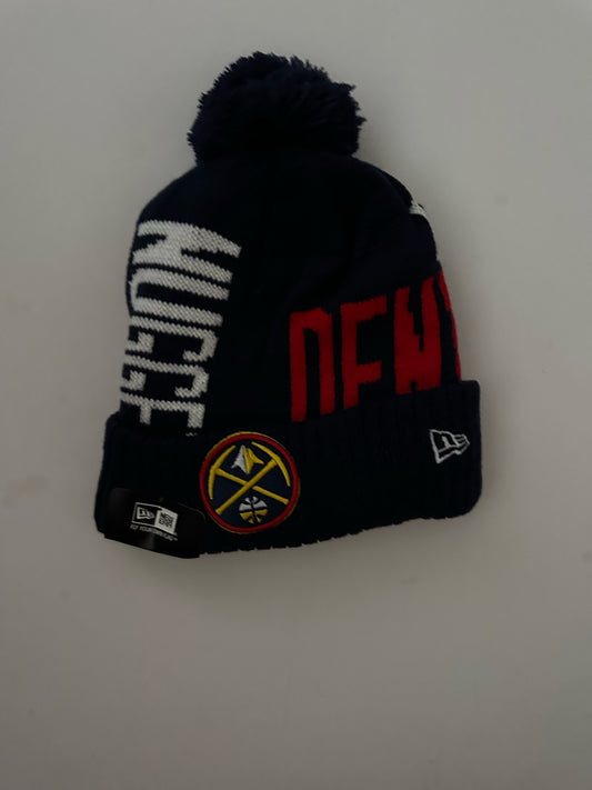 Denver Nuggets NBA Bobble Beanie Multi Colour With Tags on