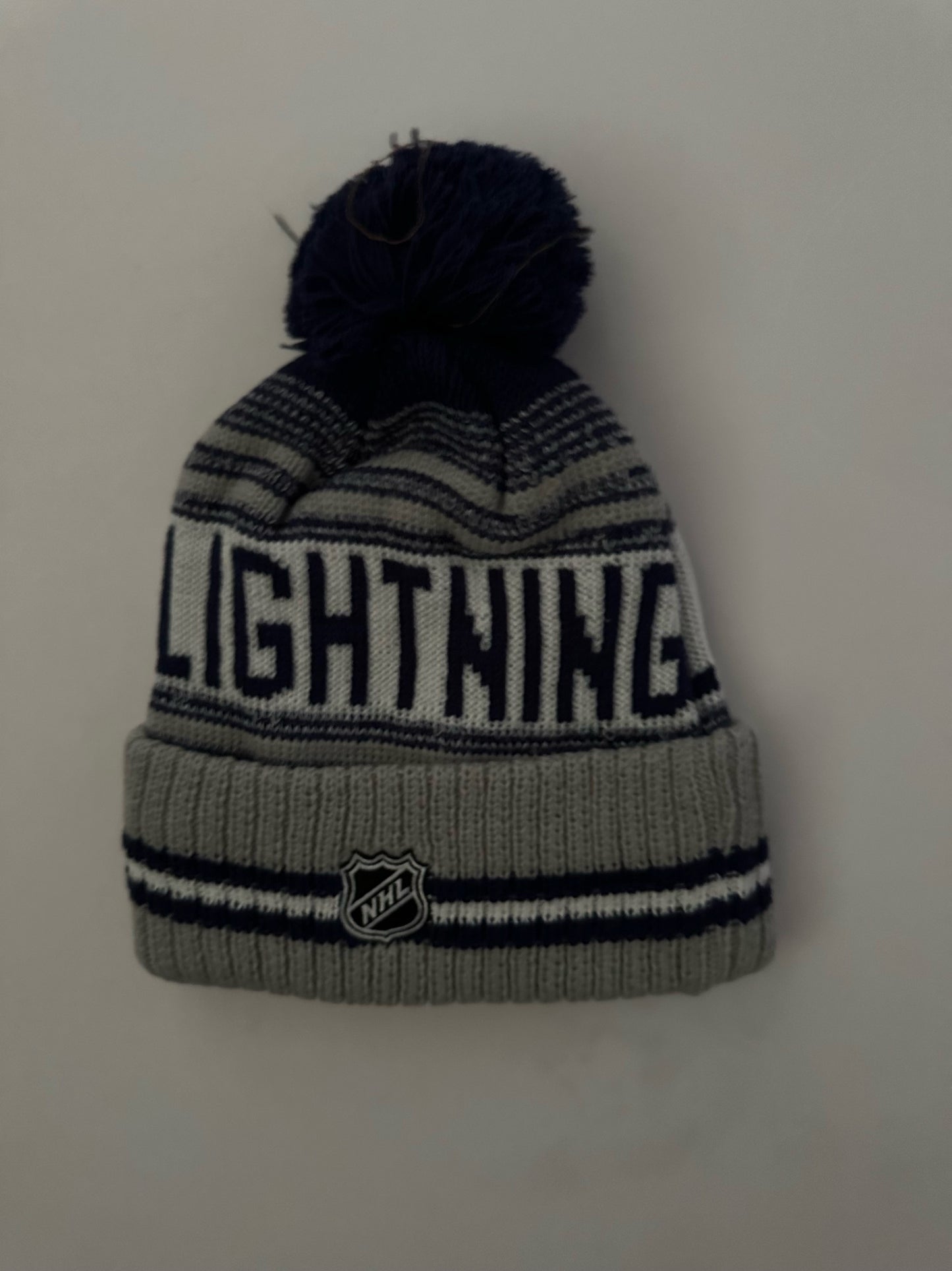 Tampa Bay Lightning NHL Bobble Beanie Multi Colour With Tags on