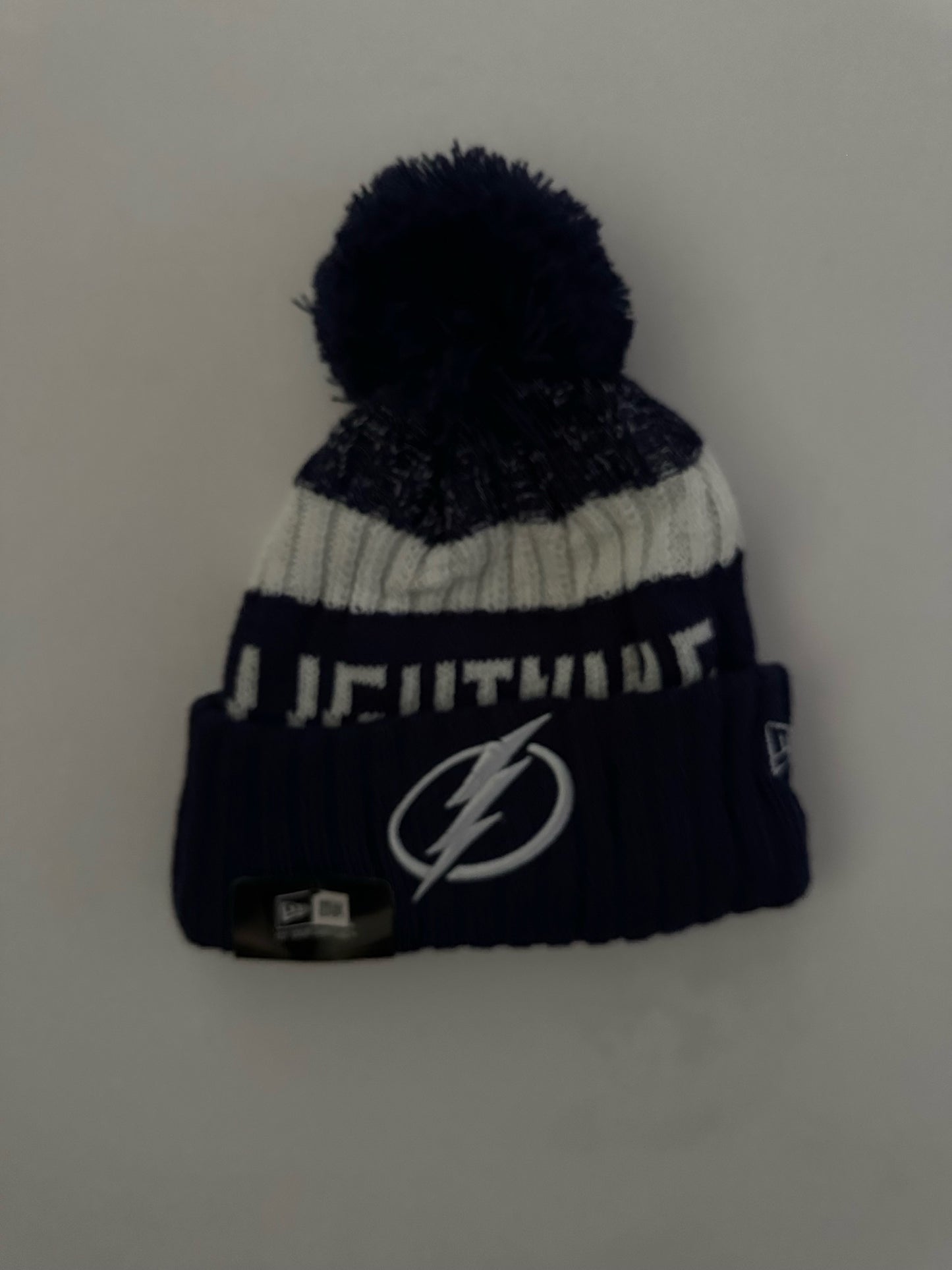 Tampa Bay Lightning NHL Bobble Beanie Multi Colour With Tags on