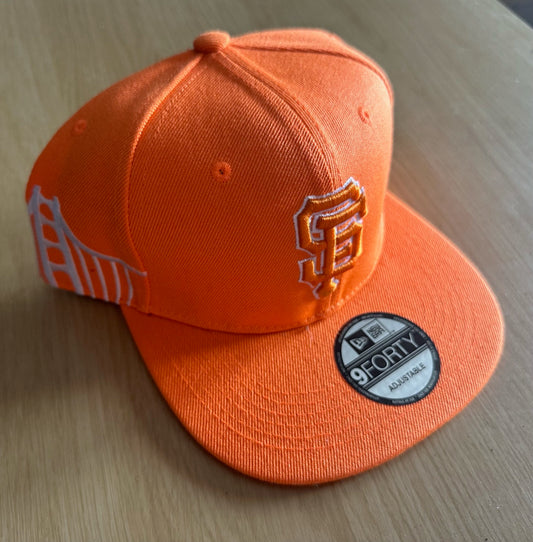 San Francisco Giants MLB SnapBack Baseball Cap Multicolour New With Sitcker