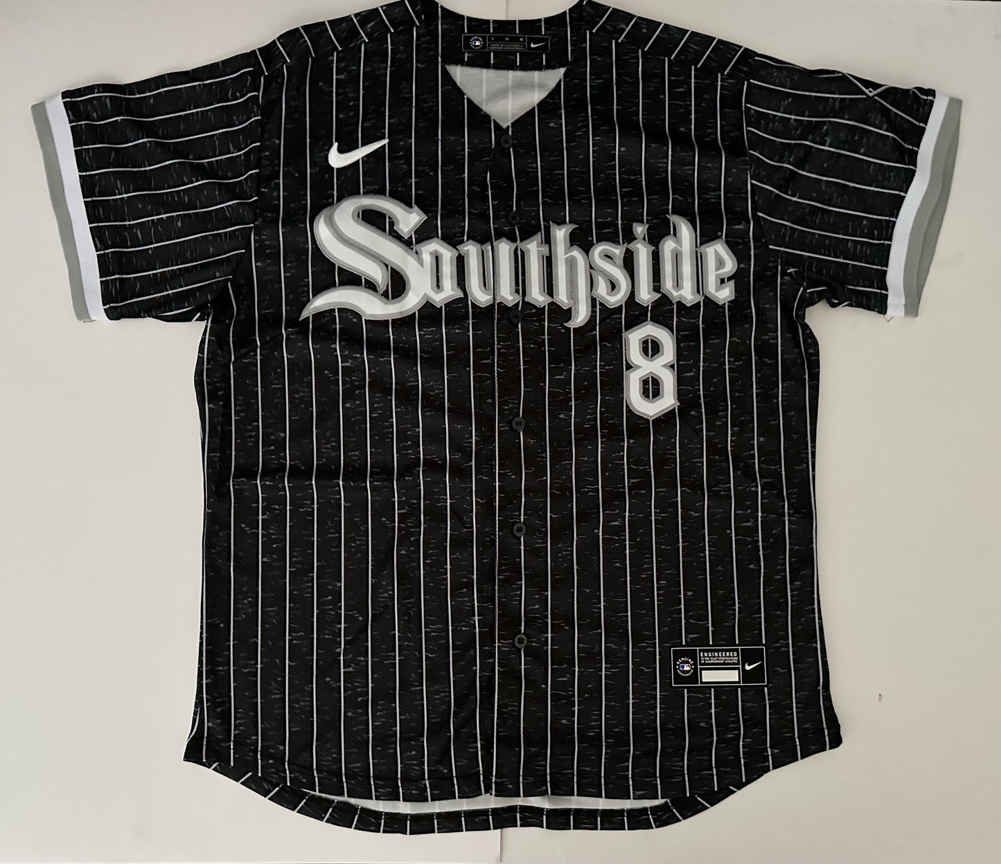 Chicago White Sox MLB Baseball Shirt Large Jackson 8 Black