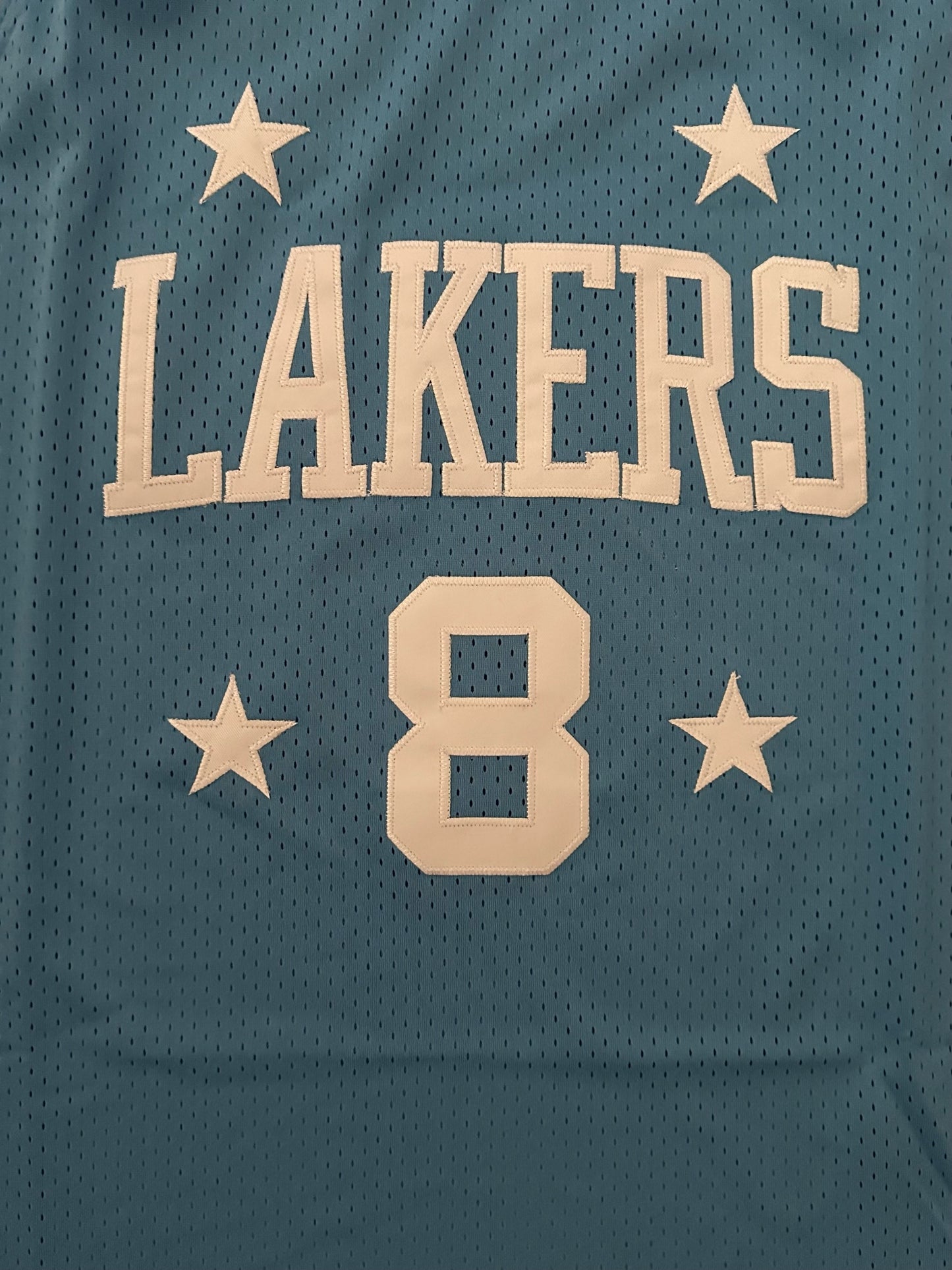 Los Angeles LA Lakers NBA Hardwood Classics Basketball Vest Large Bryant 8 Blue