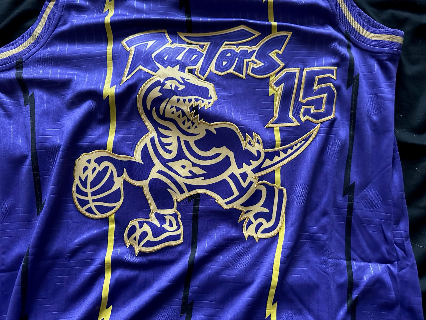 Retro Hardwood Classics Toronto Raptors Carter Basketball Vest Large