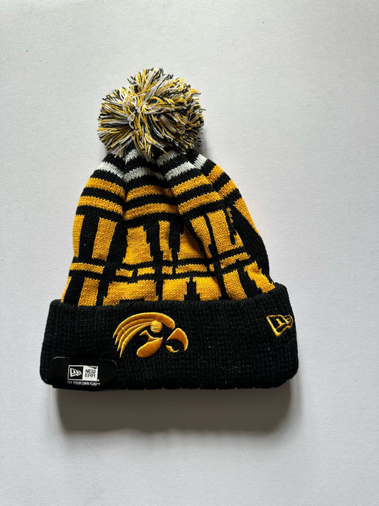 Iowa Hawkeyes NCAA Bobble Beanie Multi Colour Tags on