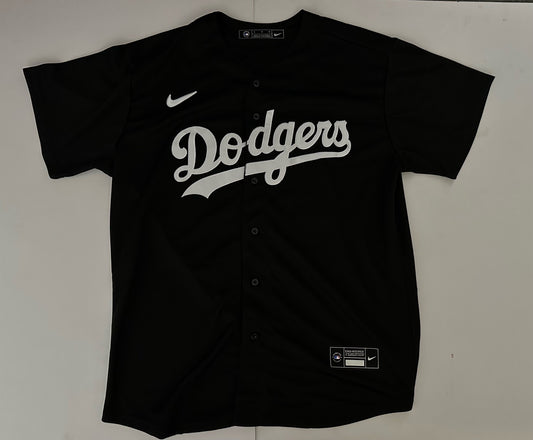 Los Angeles LA Dodgers MLB Baseball Shirt Large Betts 50 Black