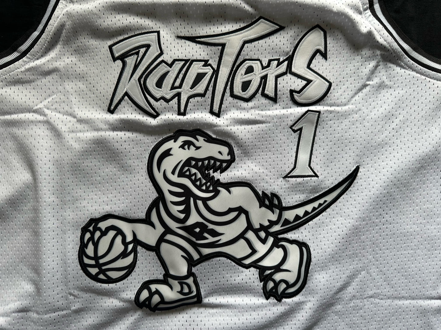 Retro Hardwood Classics Toronto Raptors McGrady Basketball Vest Large