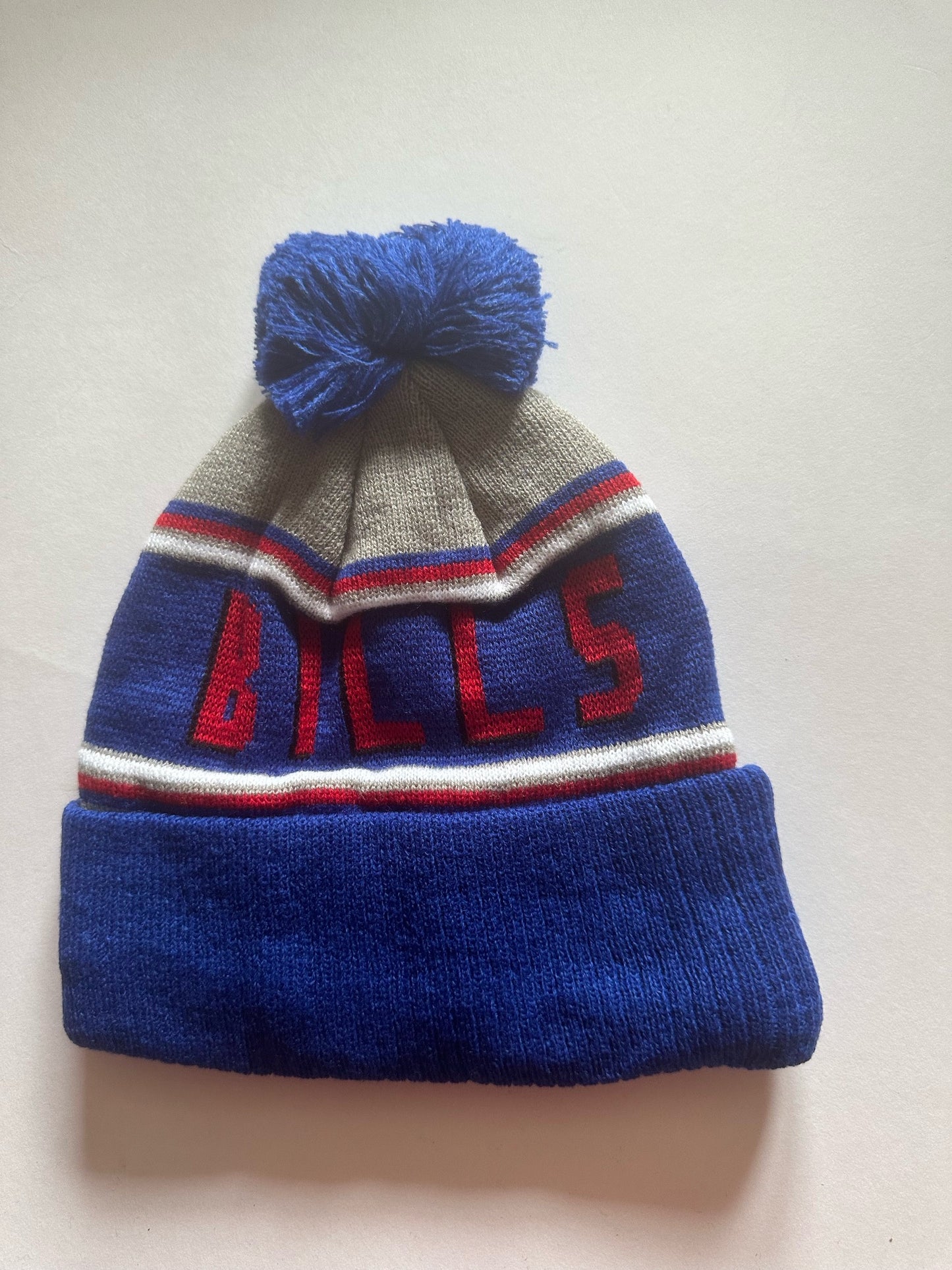 Buffalo Bills NFL Bobble Beanie Multi Colour With Tags on