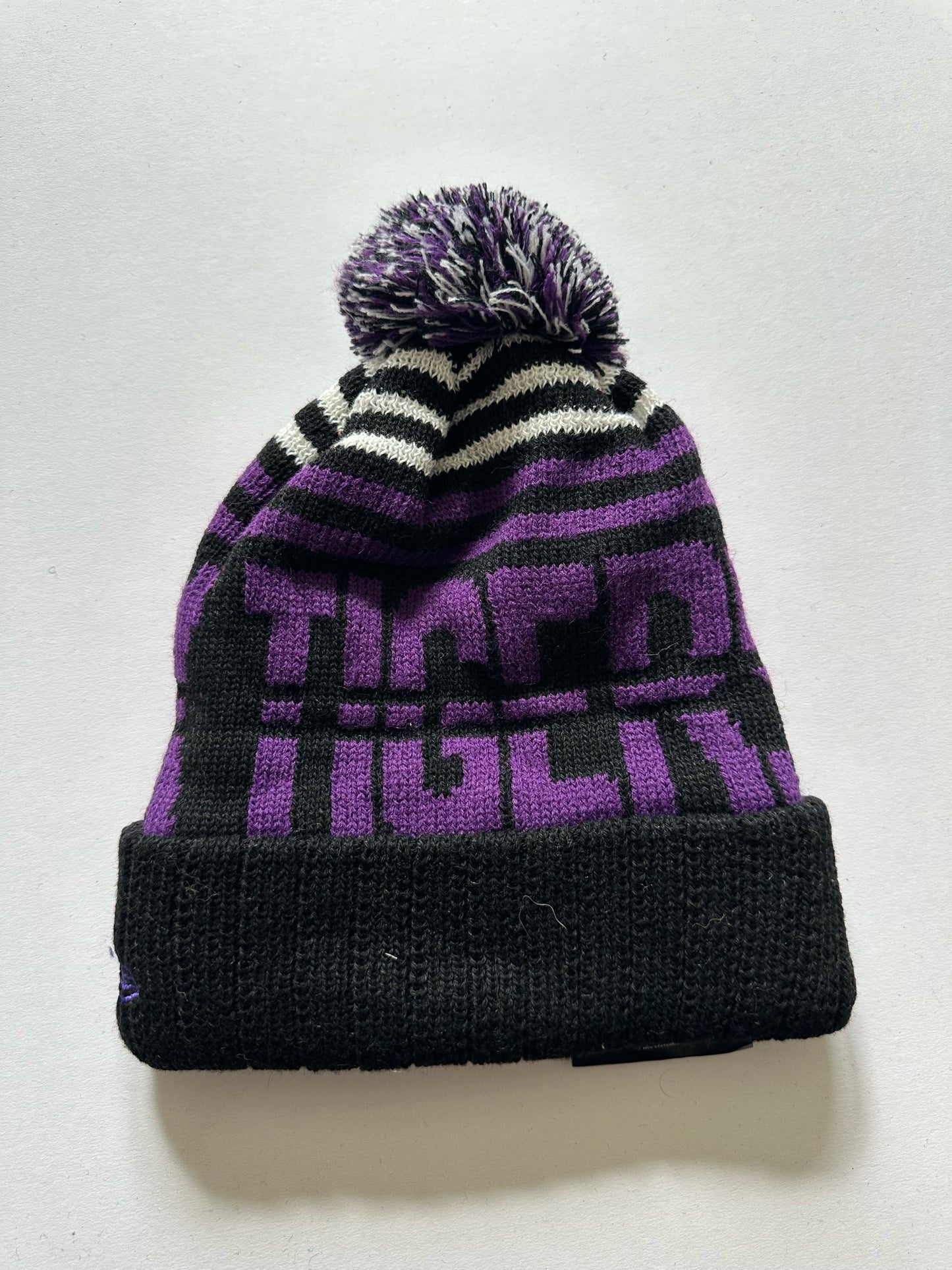 LSU Louisiana State University NCAA Bobble Beanie Multi Colour Tags on