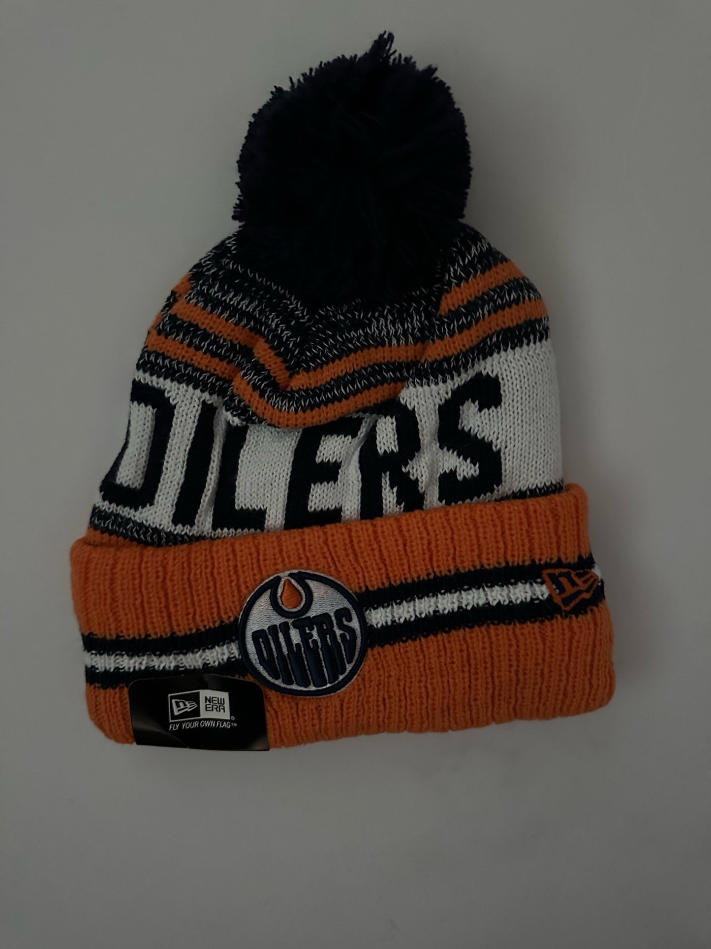 Edmonton Oilers NHL Bobble Beanie Multi Colour With Tags on