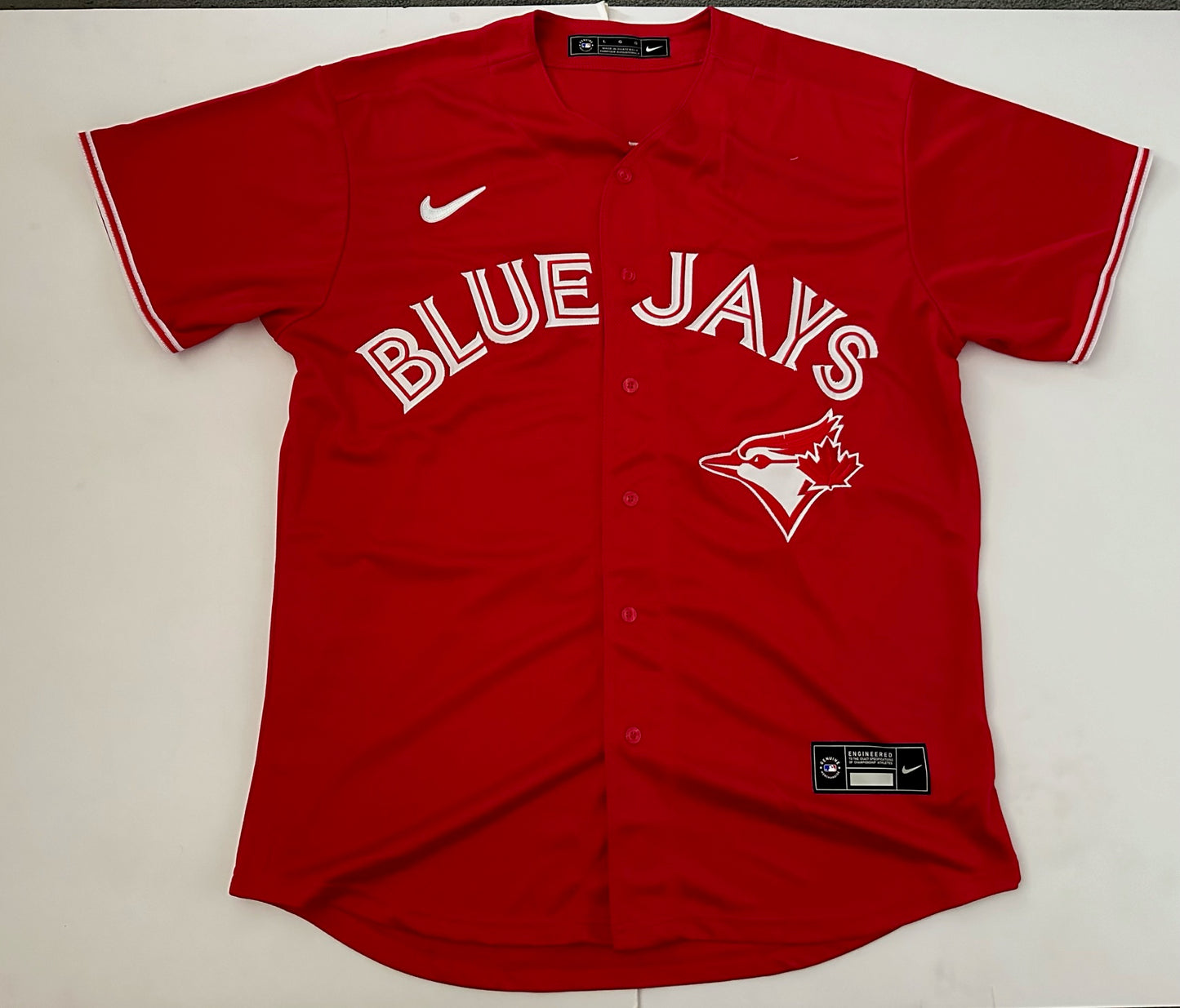 Toronto Blue Jays MLB Baseball Shirt Large Bichette11 Red