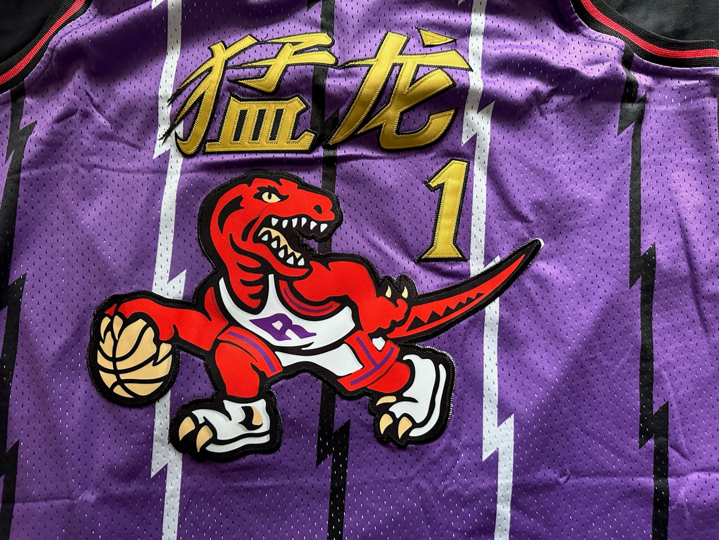 Retro Hardwood Classics Toronto Raptors McGrady Basketball Vest Large