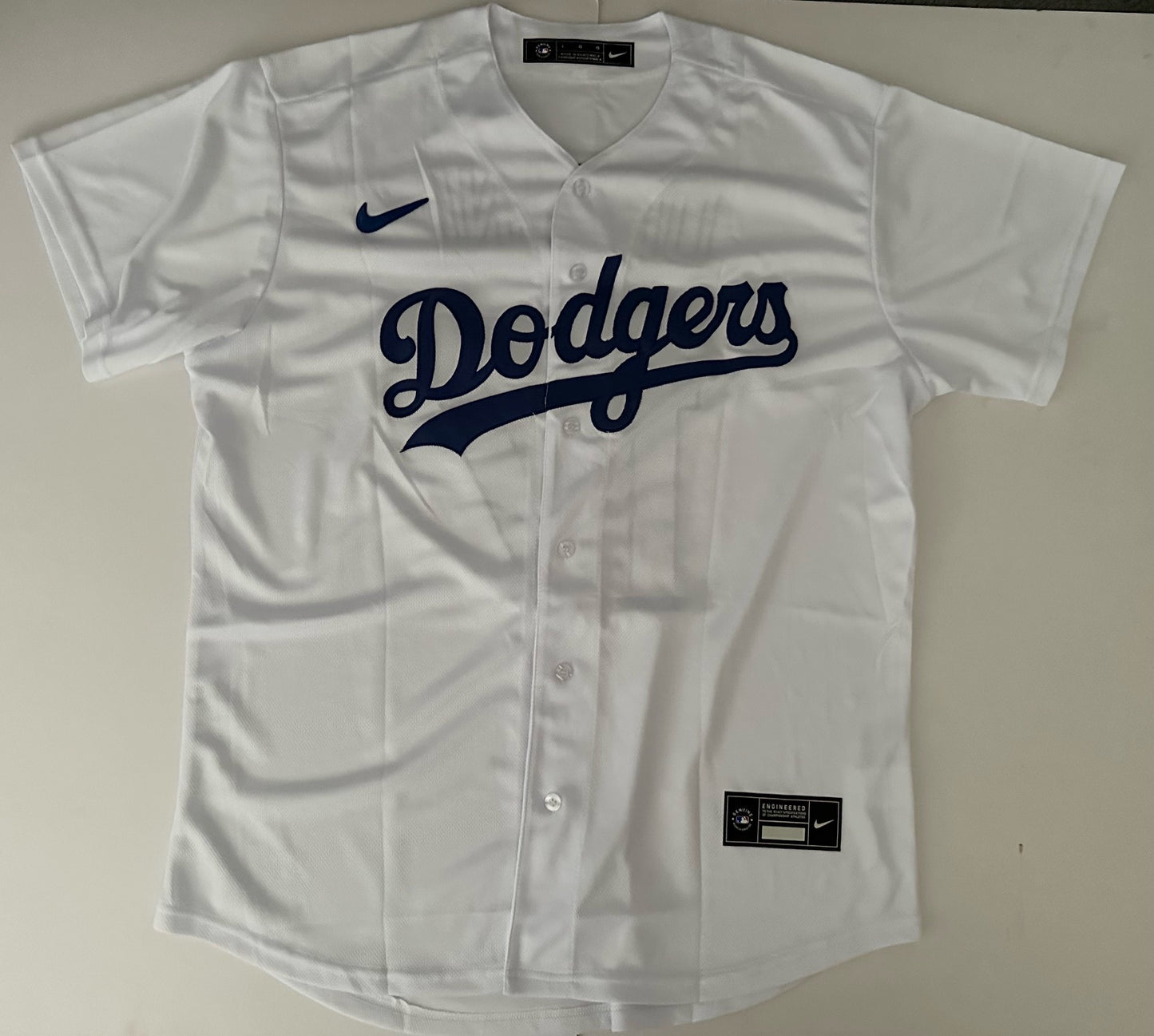Los Angeles LA Dodgers MLB Baseball Shirt Large Ohtani 17 White