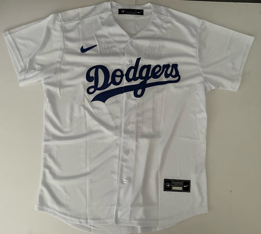 Los Angeles LA Dodgers MLB Baseball Shirt Large Ohtani 17 White