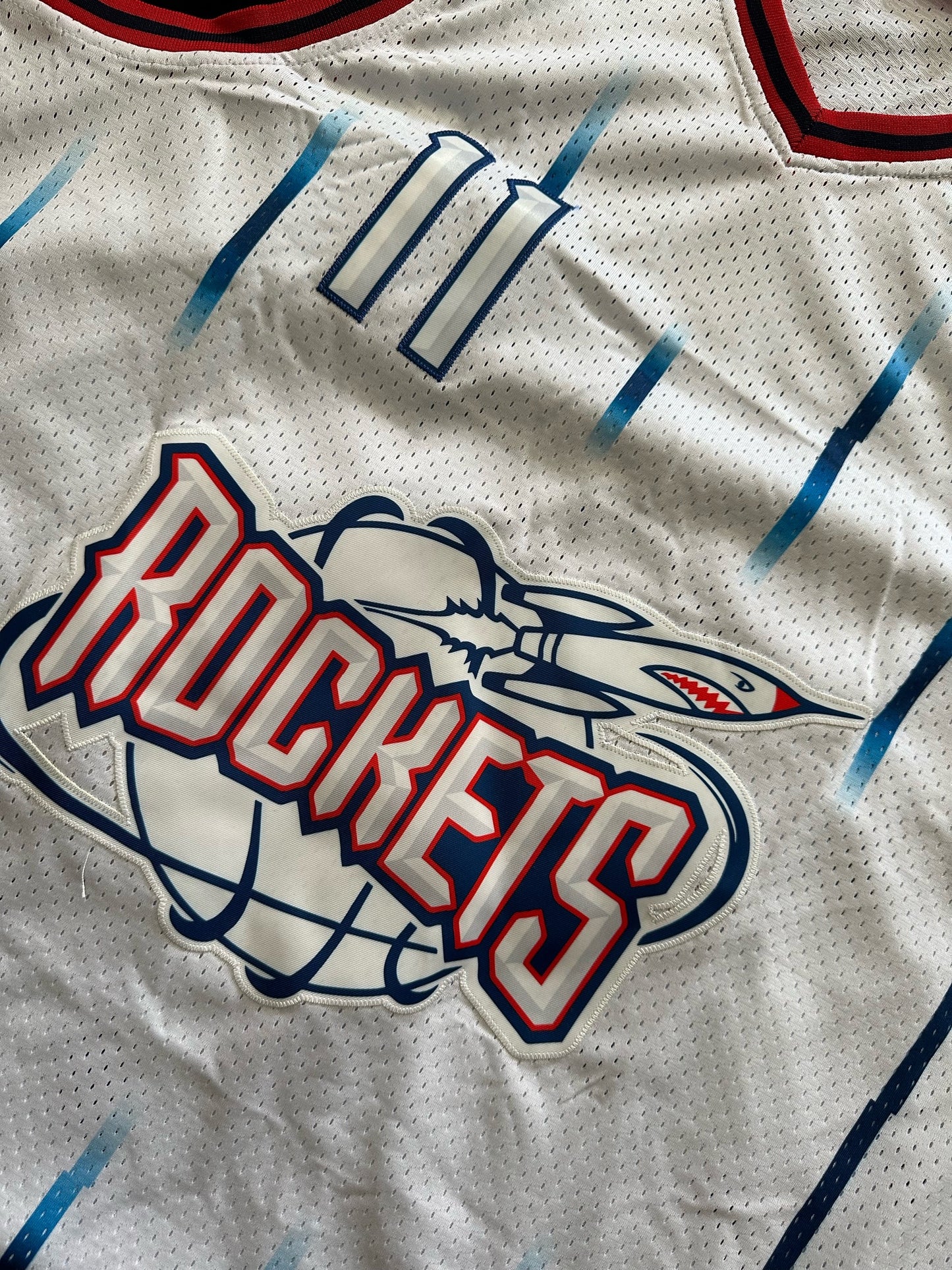 Retro Hardwood Classics Houston Rockets Yao Ming Basketball Vest Large