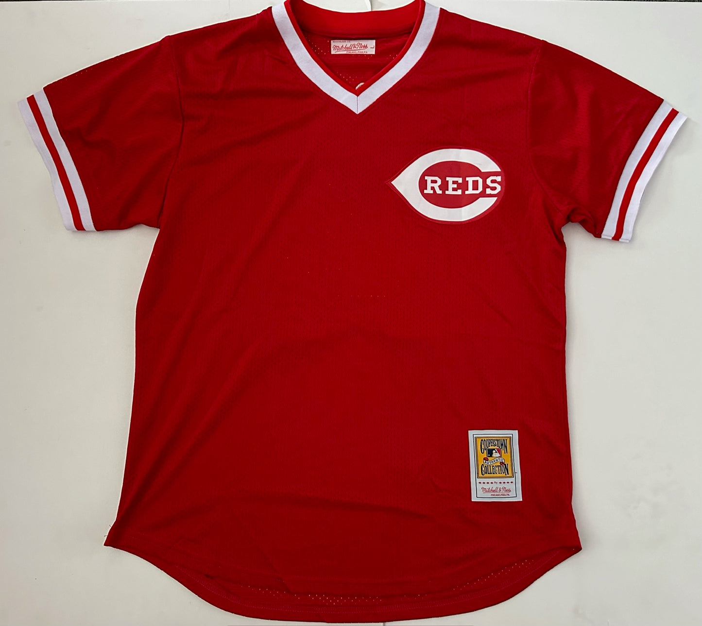 Cincinnati Reds MLB Baseball Shirt Large Rose 14 Red
