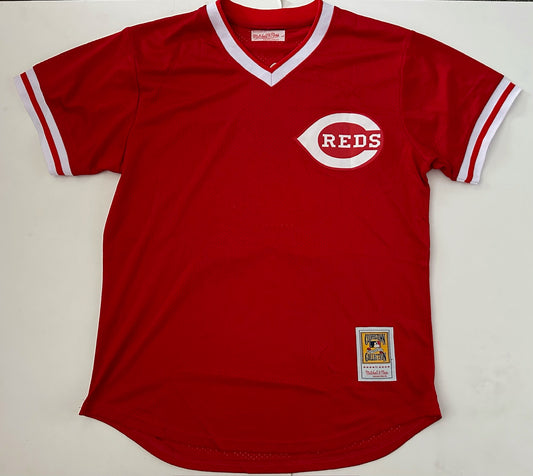 Cincinnati Reds MLB Baseball Shirt Large Rose 14 Red