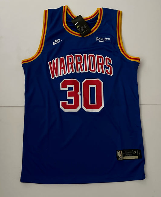 Golden State Warriors NBA Basketball Vest Large Curry 30 Blue