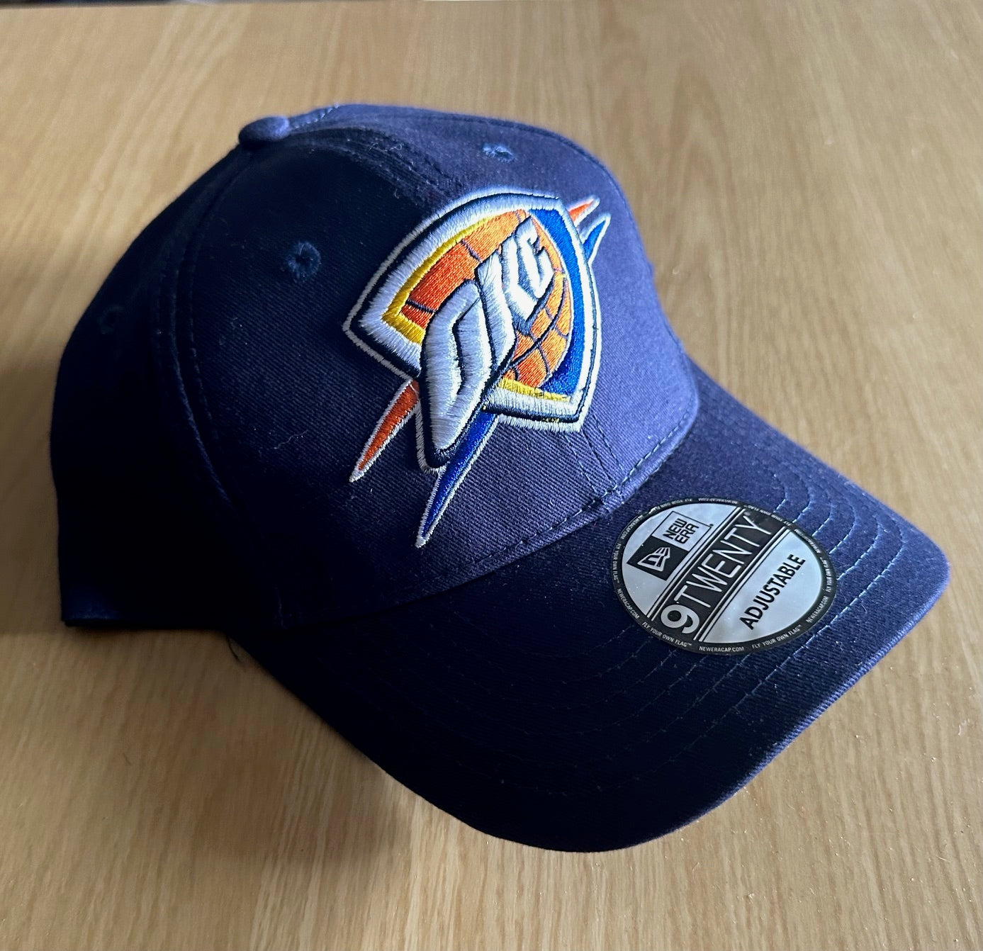 Oklahoma City OKC Thunder NBA Baseball Cap Multicolour New With Sticker