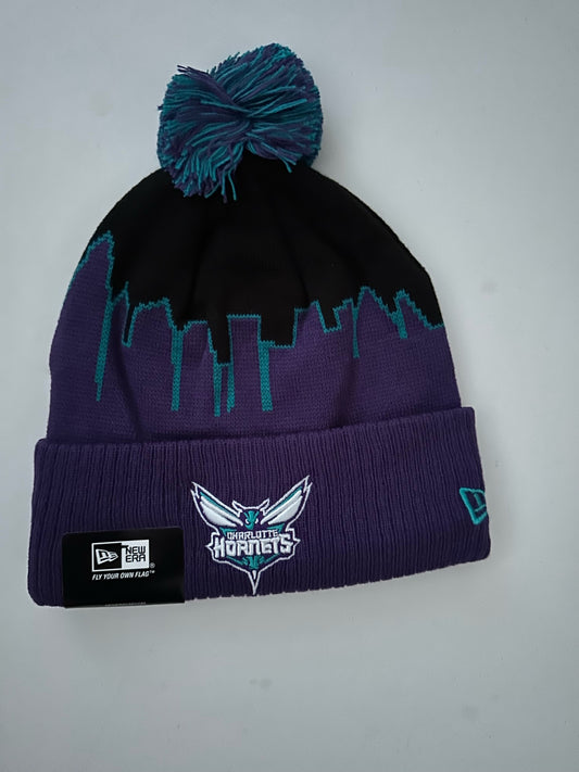Charlotte Hornets NBA Bobble Beanie Multi Colour With Tags on