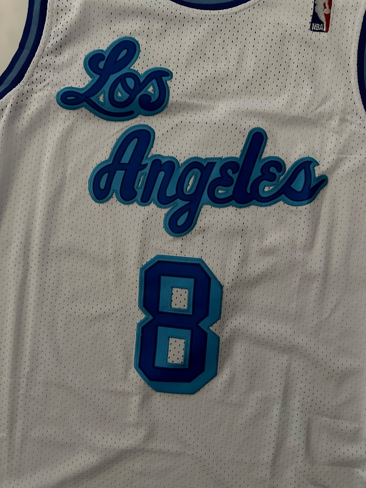 Los Angeles LA Lakers NBA Hardwood Classics Basketball Vest Large Brant White 8