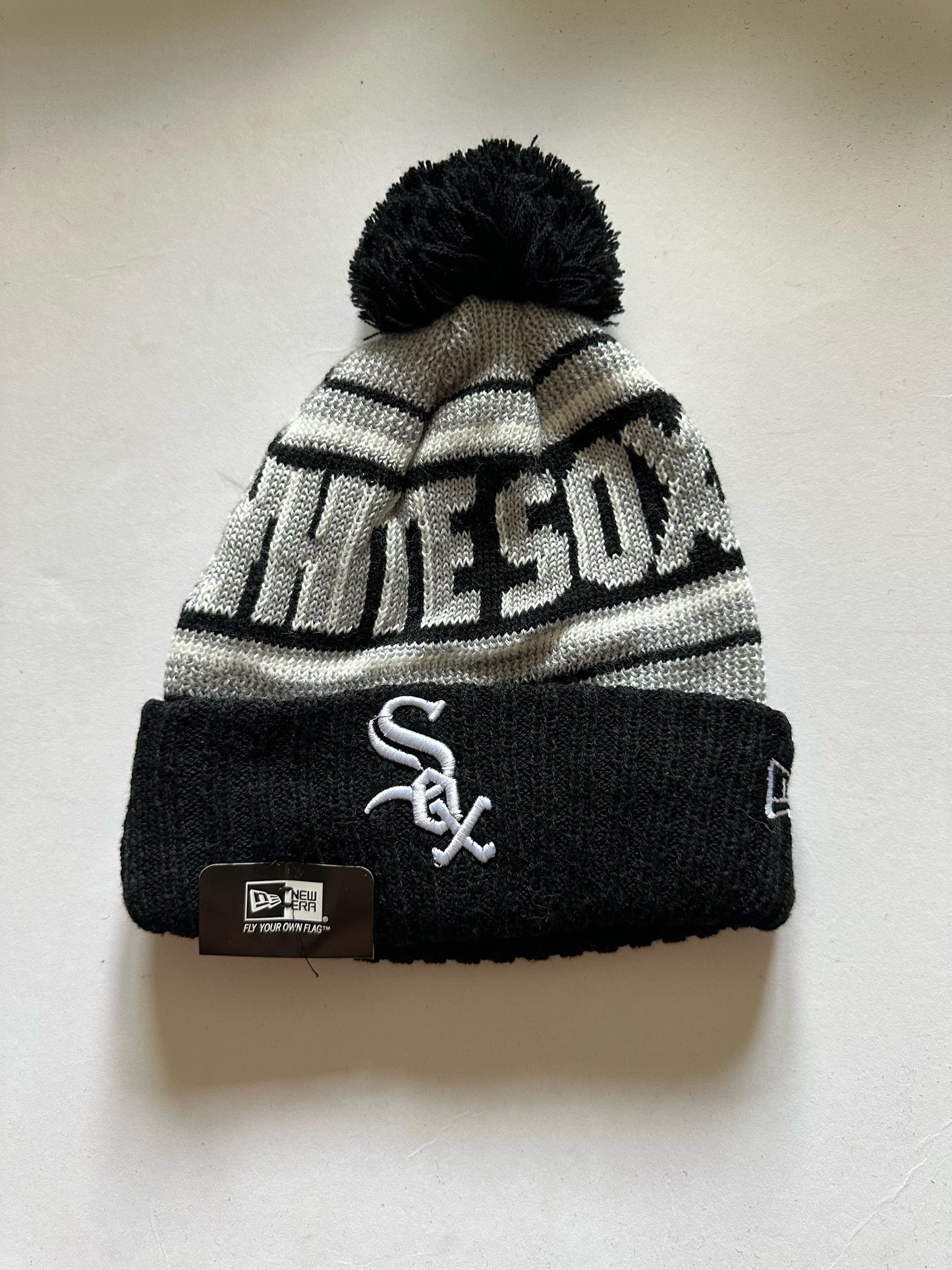 Chicago White Sox MLB Bobble Beanie Multi Colour With Tags on