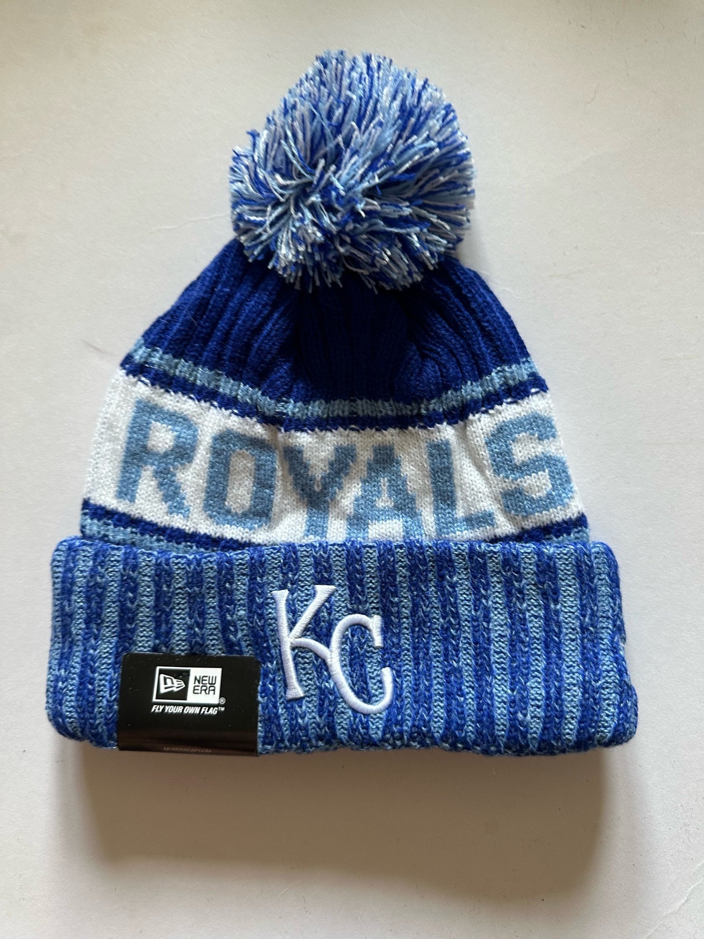 Kansas City Royals MLB Bobble Beanie Multi Colour With Tags on