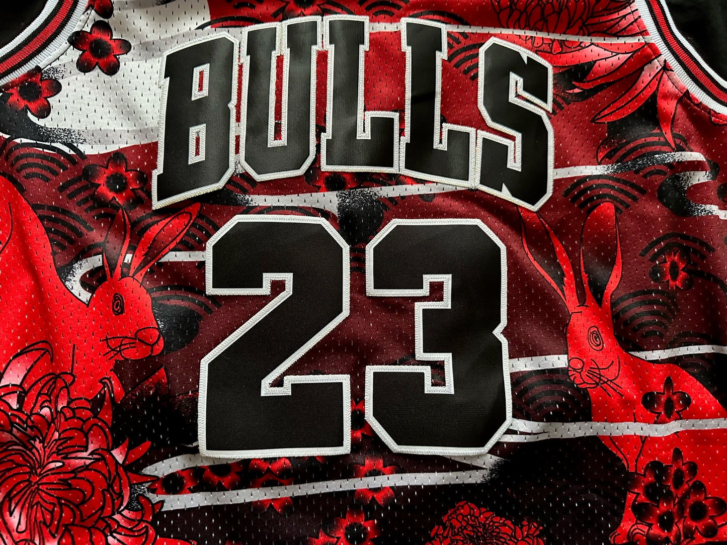 Retro Hardwood Classics Chicago Bulls Jordan Basketball Vest Large