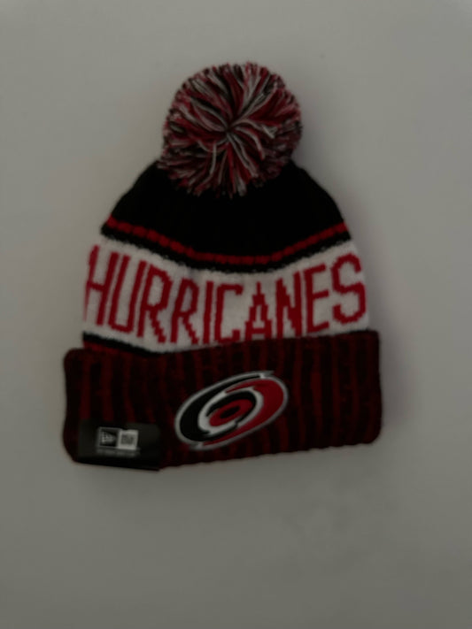 Carolina Hurricanes NHL Bobble Beanie Multi Colour With Tags on