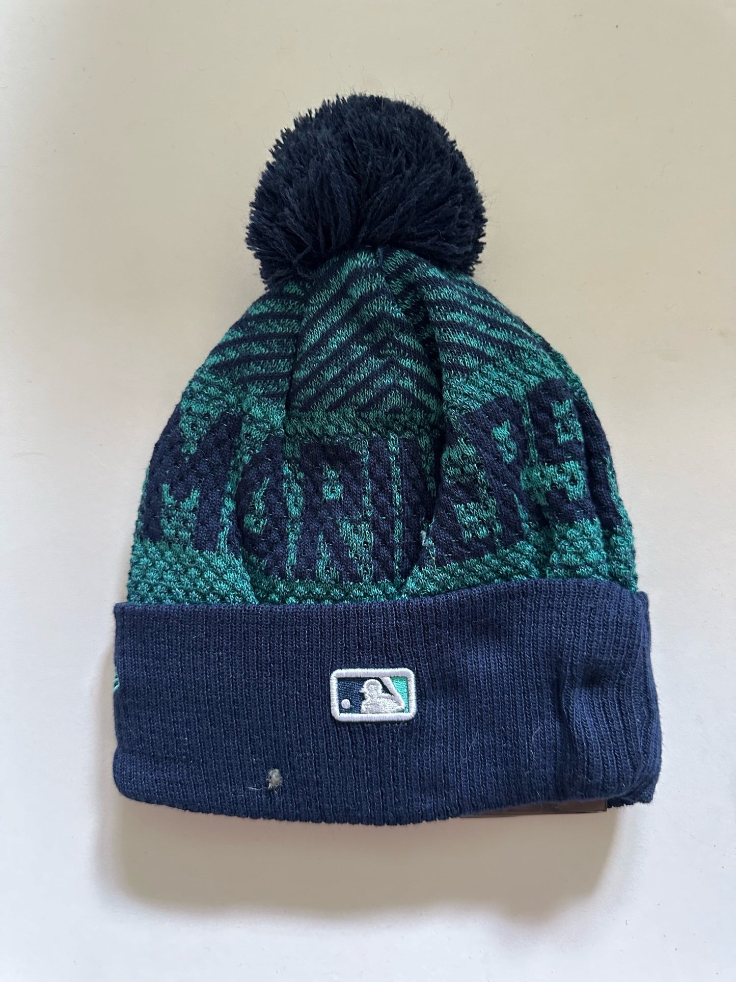 Seattle Mariners MLB Bobble Beanie Multi Colour With Tags on