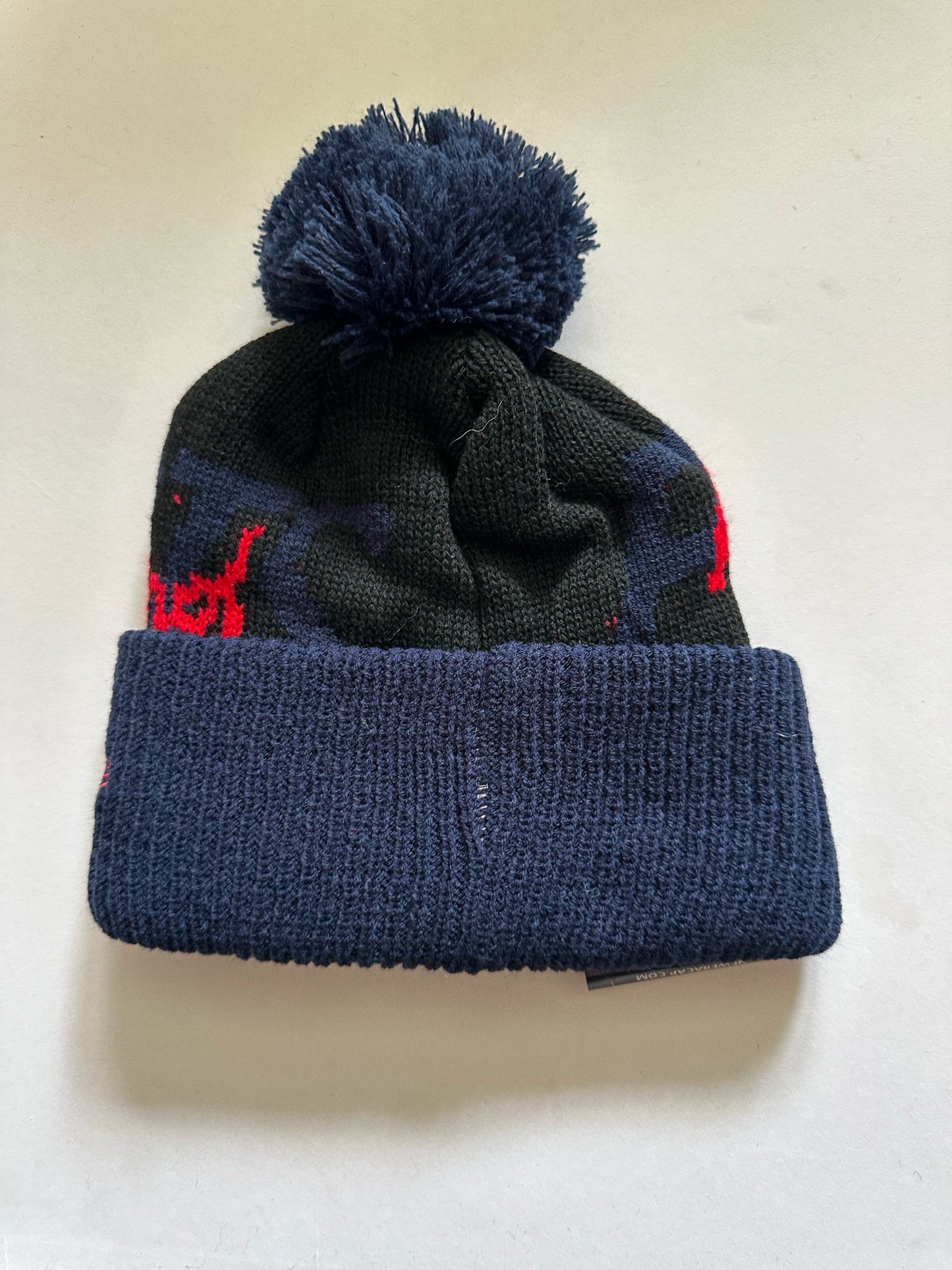 New England Patriots NFL Bobble Beanie Multi Colour With Tags on